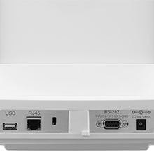 Advanced Connectivity Bluetooth®, RS-232 and USB interfaces